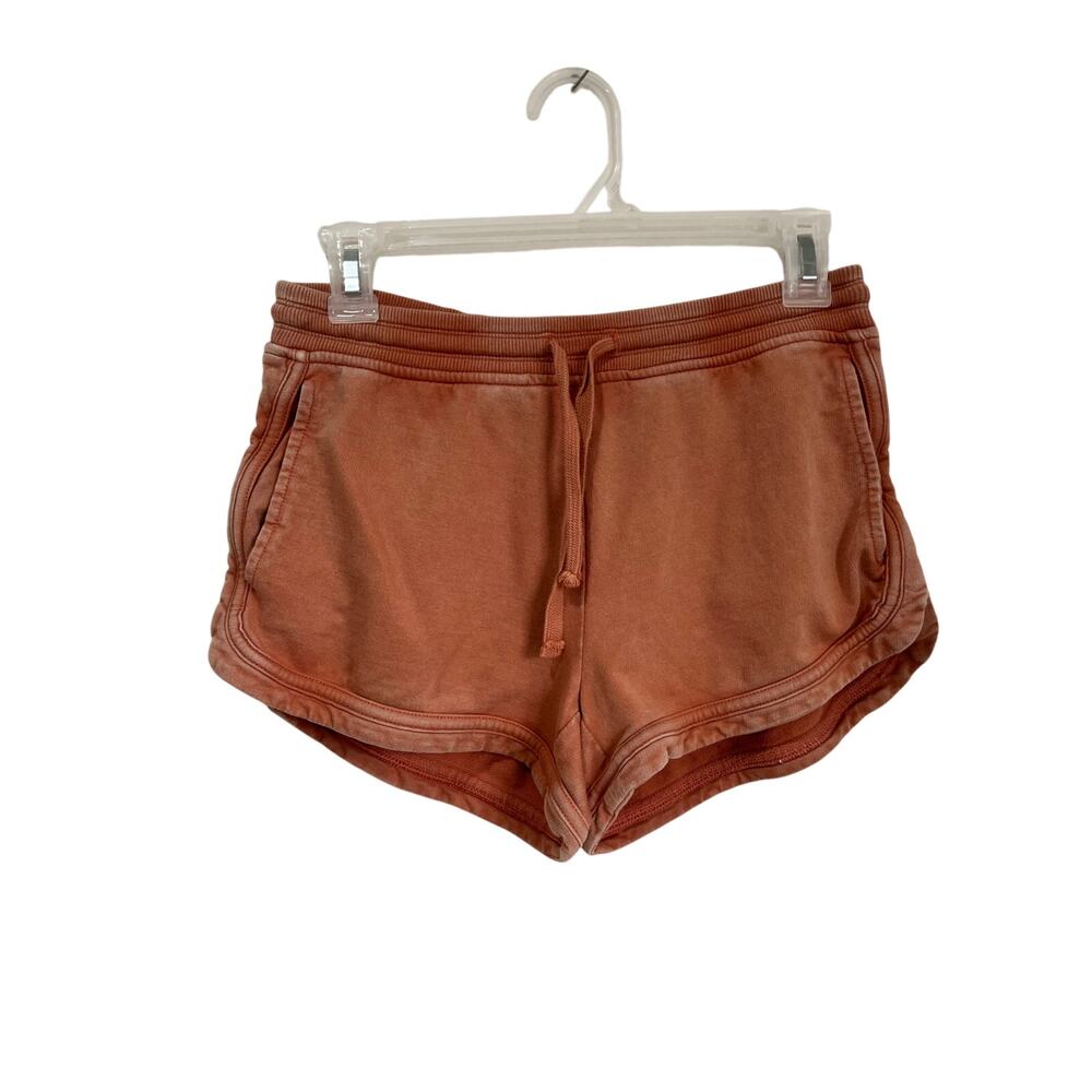 Aerie Burnt Orange Lounge Shorts Drawstring Casual Athleisure Soft XS